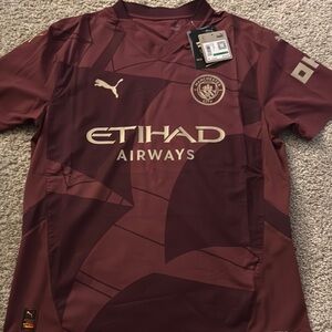 Puma Manchester City Maroon Jersey
